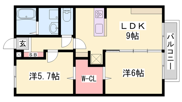 小野駅 徒歩9分 2階の物件間取画像